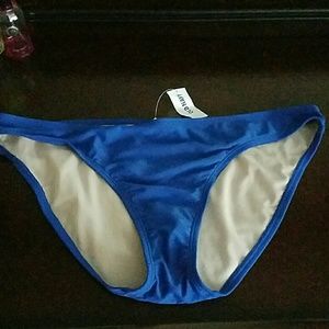 Old Navy blue swimsuit bottoms NWT